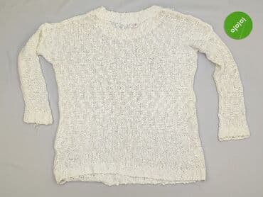 sweter z dużymi oczkami: Sweter damski, rozmiar S — 3