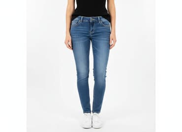 jeansy straight i regular damskie samsoe samsoe: Amisu, Jeansy damskie, S — 6