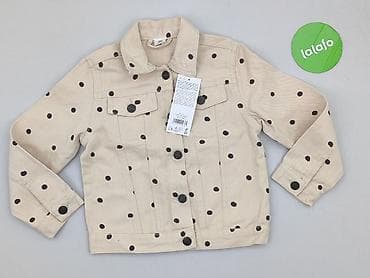 sukienki boho tanio: Dziecięca kurtka jeansowa, 7 lat, 116-122 cm, stan - Idealny — 2