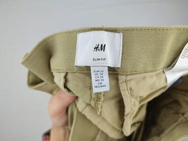 h m uzywane ubrania: H&M, Chinosy dla mężczyzn, rozmiar L — 4