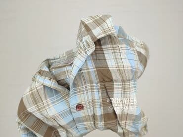 Kids' Clothes: Shirt 3-4 years, condition - Perfect, pattern - Cell, color - Brown — 6