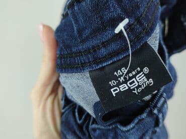 sukienka asymetryczna elegancka: Spodnie jeansowe, 11 lat, 146, stan - Idealny — 5