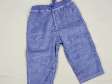 czarne spodnie woskowane: Sweatpants, George, 9-12 months, condition - Very good — 1