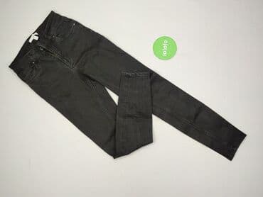 czarne skinny jeans: H&M, Jeansy damskie, rozmiar XS — 2