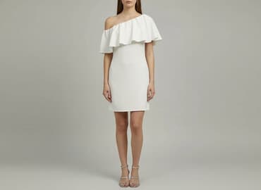 biała sukienki na panieński: Sukienka damska, rozmiar S — 5