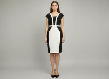 modna kiecka spódnice ołówkowe: SIMPLE, Sukienka damska, rozmiar S — 8