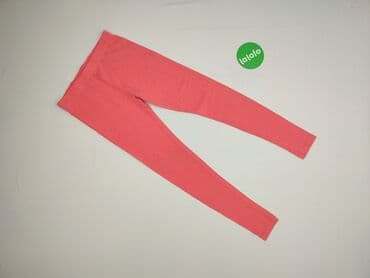 rajstopy w czerwono czarne paski: Leggings for kids, 13 years, 152/158, condition - Very good — 2