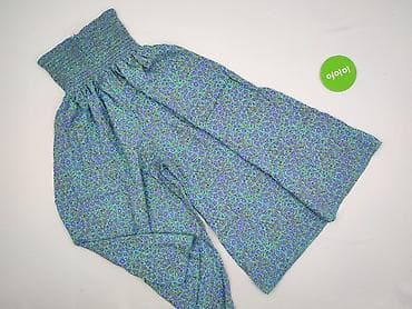 szeroka: Spodnie materiałowe damskie, rozmiar L — 3