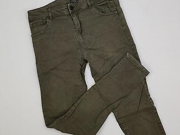 pull and bear ogrodniczki: Bershka, Spodnie materiałowe damskie, rozmiar S — 4