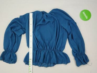 srebrne sukienki na imprezę: Women's blouse, size S (EU 36) — 3