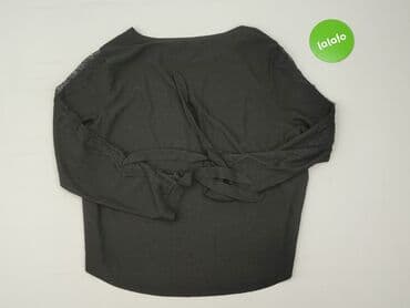 top z piórami czarny: Bluzka damska, rozmiar M — 3