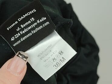 czarne legginsy prążkowane: Legginsy Sportowe damskie, rozmiar M — 5