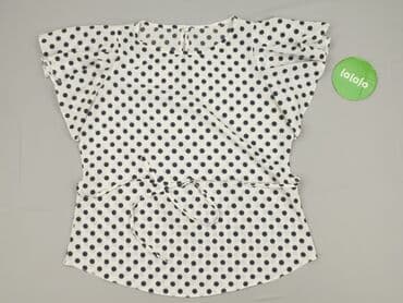 biale bluzki z bufiastymi rekawami: Bluzka damska, rozmiar L — 2