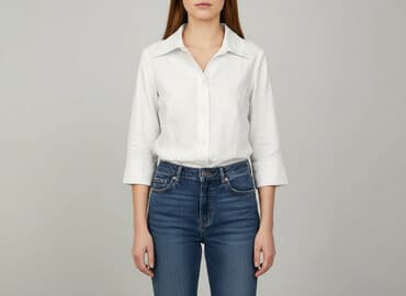 dluga biala koszula: Roco, Koszula damska, rozmiar M — 6