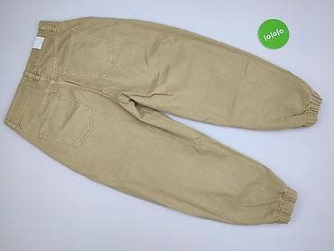 dresy oversize bershka: Bershka, Spodnie materiałowe damskie, rozmiar S — 3