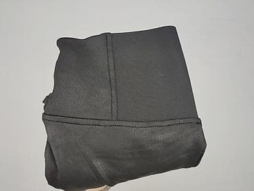 jeansy bez elastanu: Legginsy Ze skóry ekologicznej damskie, rozmiar M — 6