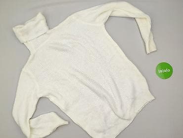 sweter damski plus size: Golf damski, rozmiar 6XL — 3