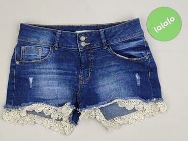 skórzane spodenki stylizacje: Szorty damskie, rozmiar M — 2