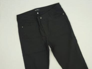 jeansy plus size wysoki stan: Laura Torelli, Spodnie materiałowe damskie, 3XL — 2