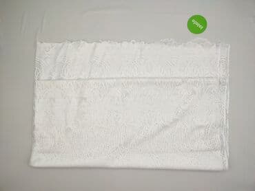 krótkie zasłony: Biała firanka/koronka metrażowa - Kolor: biały - Wzór: ażurowa — 2