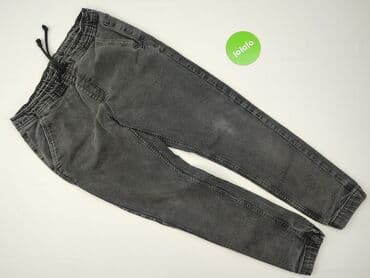 sinsay spodnie czarne z wysokim stanem: Jeans for men — 2