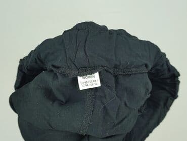 czarne szorty damskie z wysokim stanem: Szorty damskie, rozmiar L — 5