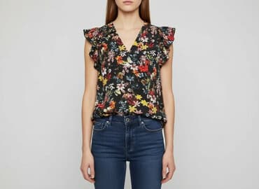 bluzka w kwiaty new yorker: Jennifer Taylor, Bluzka damska, rozmiar XS — 7