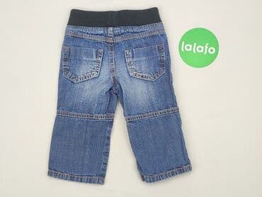 sukienka o kroju marynarki h: Denim pants, George, 9-12 months, condition - Very good — 3
