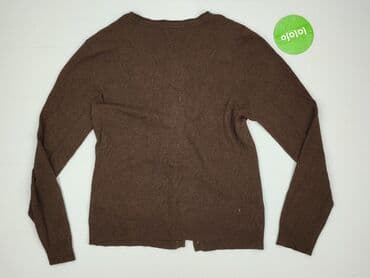 sweter z dekoltem v: Kardigan damski, M — 3