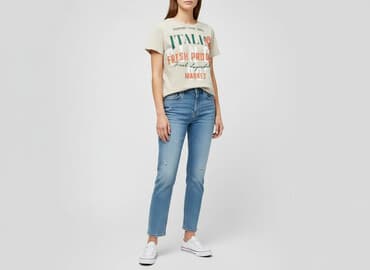 oryginalne koszule: H&M, T-shirt damski, rozmiar M — 1