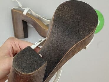 lasocki sandaly biale: Sandały damskie, rozmiar 40 — 5