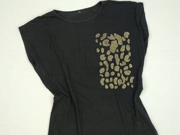 bluzka z dlugim rekawem czarna: T-shirt damski, rozmiar S — 1