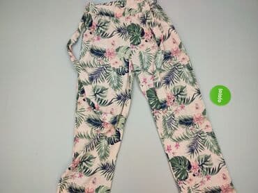 legginsy damskie plus size: Janina, Material trousers for women, size M (EU 38) — 2