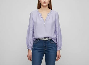 koszulka z tiulem: Bluzka damska, M — 6