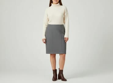 plisowane spódnice szara: Spódnica damska, rozmiar XL — 6