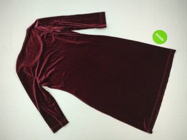 aksamitna sukienki: Velour, Sukienka damska, rozmiar S — 4