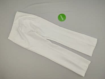 biala marynarka do sukienki: Spodnie materiałowe damskie, rozmiar L — 3