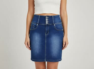 spódniczka na guziki: Spódnica damska, rozmiar S — 7