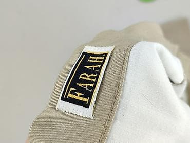 khaki: Farah, Spodnie materiałowe damskie, rozmiar XL — 4