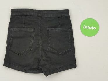 czarne krótkie spodenki sinsay: Sinsay, Szorty damskie, rozmiar M — 3