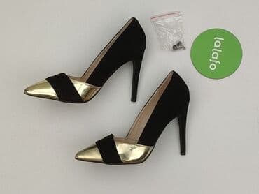 czarne sandały na obcasie allegro: Vices, Półbuty damskie, 39 — 2