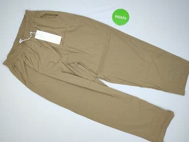 spodnie plus size: Material trousers for women — 2