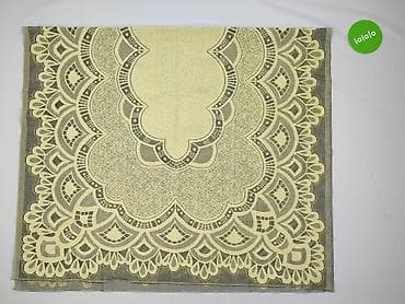 tkaniny poznań: Obrus 155 x 90, kolor - Beżowy, stan - Bardzo dobry — 2