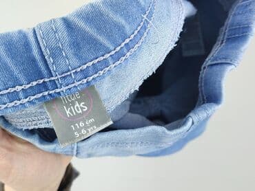 legginsy z dodatkiem skóry: Spodnie jeansowe, Little kids, 5-6 lat, 116, stan - Bardzo dobry — 4