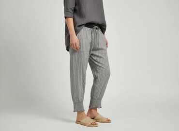 stradivarius spodnie dresowe: Gudrun Sjödén, Spodnie materiałowe damskie, rozmiar M — 7