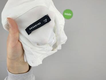 czerwony stanik pod białą bluzkę: Reserved, Koszula damska, rozmiar S — 4