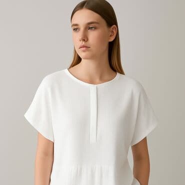 koszula puro lino: Bluzka damska, rozmiar L — 1