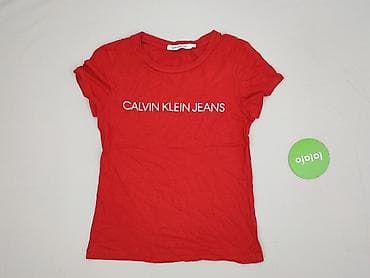 bluzki ck: Calvin Klein Jeans, T-shirt damski, rozmiar S — 2