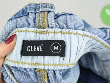 krótkie spodenki z szerokimi nogawkami: Szorty damskie, rozmiar M — 4