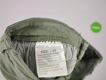 cargo wide leg: Nina Carter, Spodnie materiałowe damskie, rozmiar L — 6